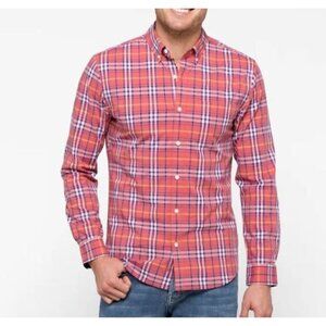 Hawker Rye Essential Wash Stretch Shirt Men Size Large New Long Sleeve Button Up